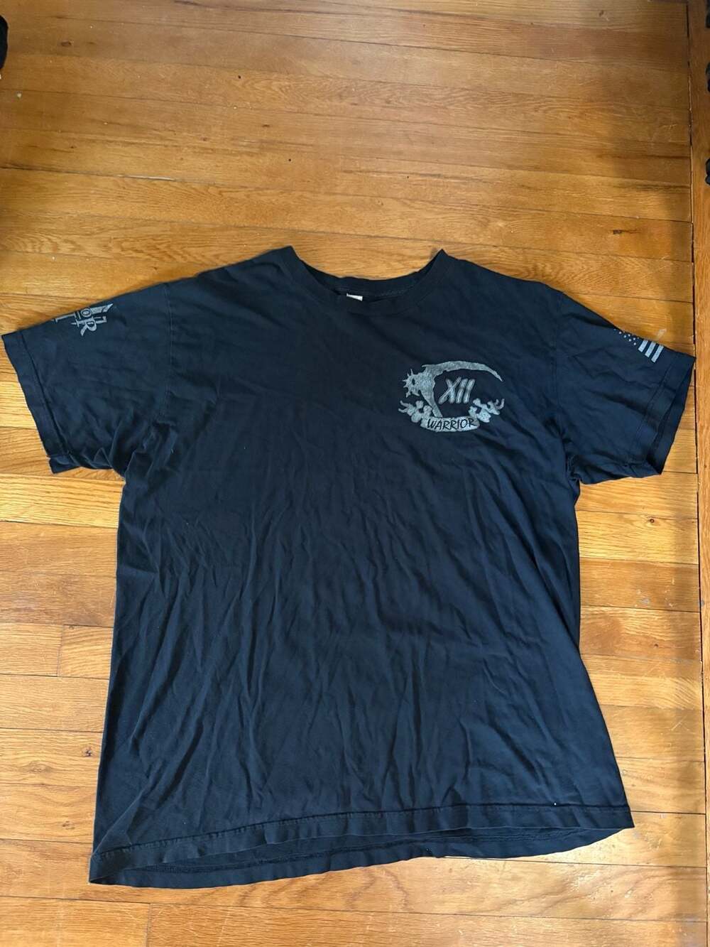 Warrior XII Better Start Running Grim Reaper Reaper Graphic Tee Black XL